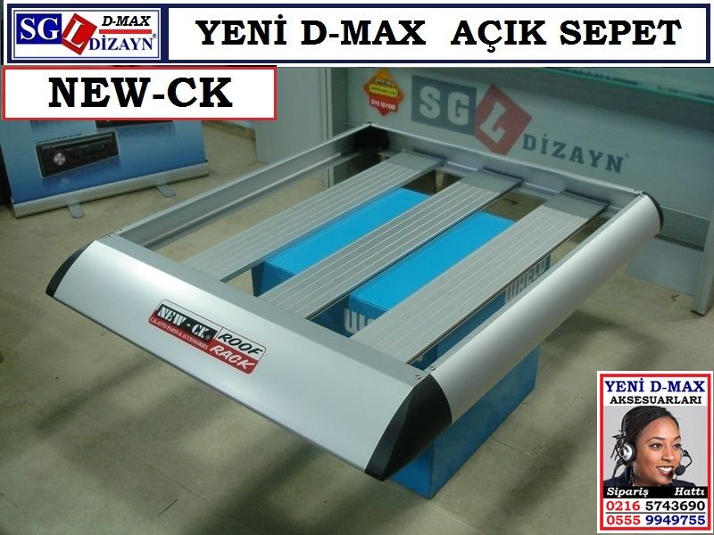 YENİ D-MAX NEW-CK AÇIK SEPET ALÜMİNYUM YENİ D-MAX AKSESUARLARI
