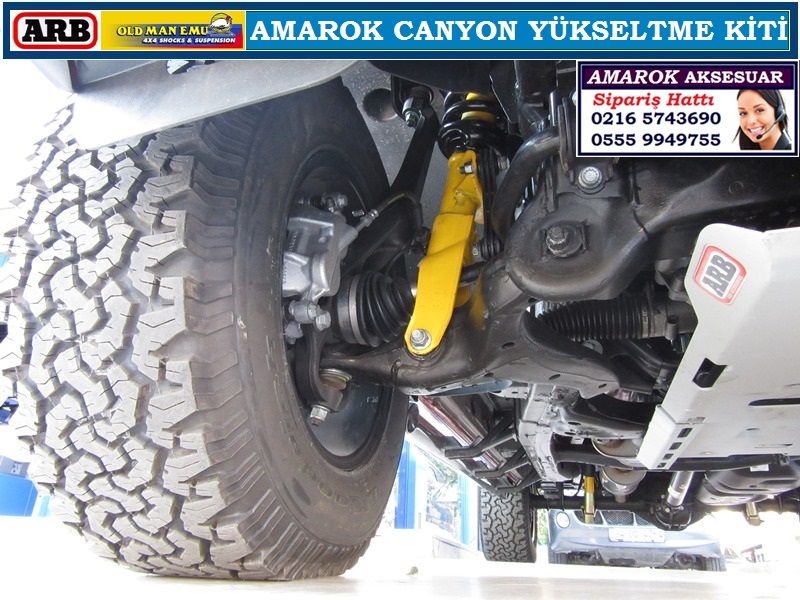 AMAROK CANYON YÜKSELTME KİTİ ARB OLD MAN EMU AMAROK CANYON BAKIR TURUNCU AKSESUARLARI