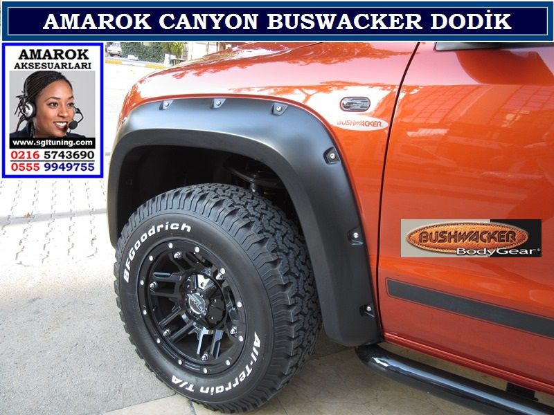 AMAROK CANYON DODİK BUSHWACKER FENDER FLARES AMAROK CANYON BAKIR TURUNCU AKSESUARLARI