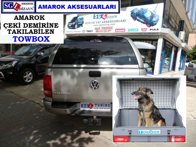 SGL-TOWBOX-V1A-451 AMAROK TOWBOX V1 AKSESUARLI KÖPEK VE YÜK TAŞIMA KUTUSU