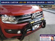 AMAROK CANYON LED SİS FARI BULLBAR ORANGE WHİTE AMAROK CANYON BAKIR TURUNCU AKSESUARLARI
