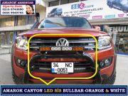AMAROK CANYON LED SİS FARI BULLBAR ORANGE WHİTE AMAROK CANYON BAKIR TURUNCU AKSESUARLARI