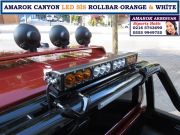 AMAROK CANYON LED SİS FARI ROLLBAR ORANGE WHİTE AMAROK CANYON BAKIR TURUNCU AKSESUARLARI