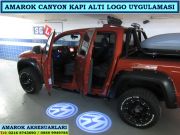 AMAROK CANYON KAPI ALTI LOGO AYDINLATMA AMAROK CANYON BAKIR TURUNCU AKSESUARLARI