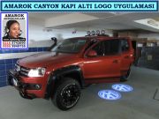 AMAROK CANYON KAPI ALTI LOGO AYDINLATMA AMAROK CANYON BAKIR TURUNCU AKSESUARLARI