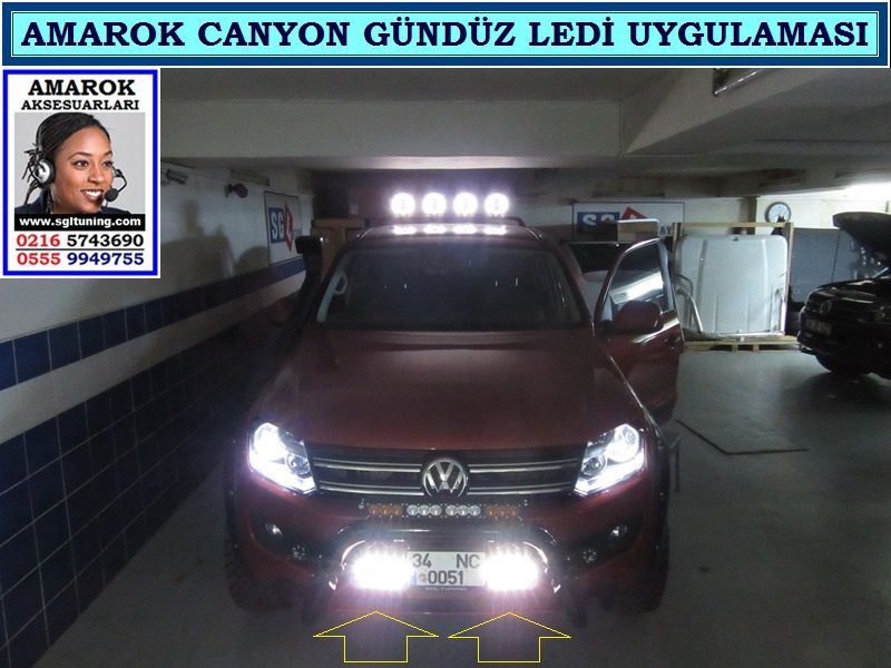AMAROK CANYON GÜNDÜZ LEDİ AMAROK CANYON BAKIR TURUNCU AKSESUARLARI