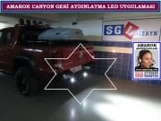 AMAROK CANYON LED GERİ AYDINLATMA AMAROK CANYON BAKIR TURUNCU AKSESUARLARI