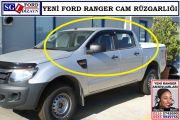 YENİ FORD RANGER CAM RÜZGARLIĞI İTHAL YAPIŞTIRMA YENİ FORD RANGER AKSESUARLARI