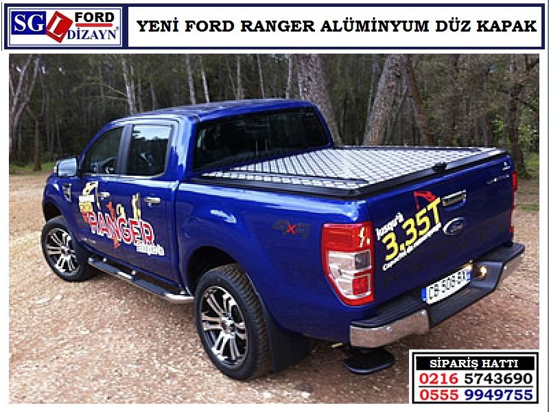 FORD YENİ RANGER T6 ALÜMİNYUM DÜZ KAPAK İTHAL