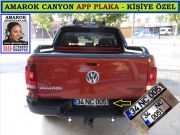 AMAROK CANYON APP PLAKA KİŞİYE ÖZEL AMAROK CANYON BAKIR TURUNCU AKSESUARLARI