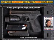 SGL-451-12S AMAROK SHOTLOCK HANDGUN SOLO-VAULT 200M ÇELİK KASA SİLAH KASASI