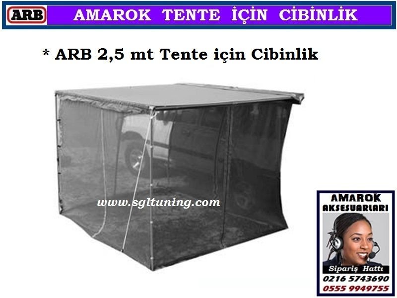 AMAROK ARB CİBİNLİK 2,5 METRE TENTE İÇİN AMAROK AKSESUARLARI