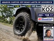 AMAROK CANYON 4X4 OFF-ROAD LASTİK BF GOODRICH ALL-TERRAIN T/A KO2 265x70x17