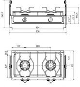 Karavan Dometic EK 3200 Gazlı Ocak