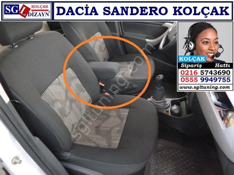 SGL-8104 DACİA SANDERO KOLÇAK SANDERO AKSESUAR