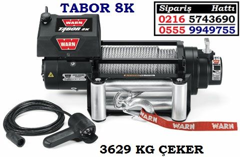 TABOR 8K VİNÇ 8000 lbs 3629 kg ÇEKME KAPASİTESİ