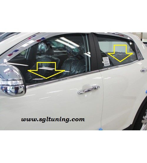 10614 KORANDO C KROM CAM ÇITASI KORANDO C AKSESUARLARI