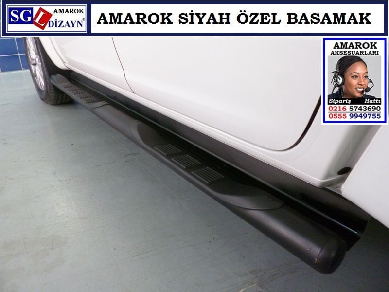 SGL-451-5D AMAROK ÖZEL YAN BASAMAK SİYAH AMAROK AKSESUARLARI