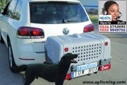 SGL-TOWBOX-V1-451 AMAROK TOWBOX V1 ÇEKİ DEMİRİNE TAKILAN KÖPEK VE YÜK TAŞIMA KUTUSU