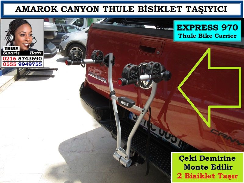 THULE 970 AMAROK CANYON BİSİKLET TAŞIYICI THULE XPRESS 970 AMAROK CANYON AKSESUARLARI