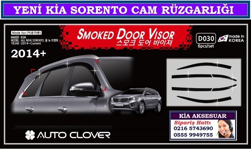 10301 KİA YENİ SORENTO CAM RÜZGARLIĞI KİA YENİ SORENTO AKSESUARLARI
