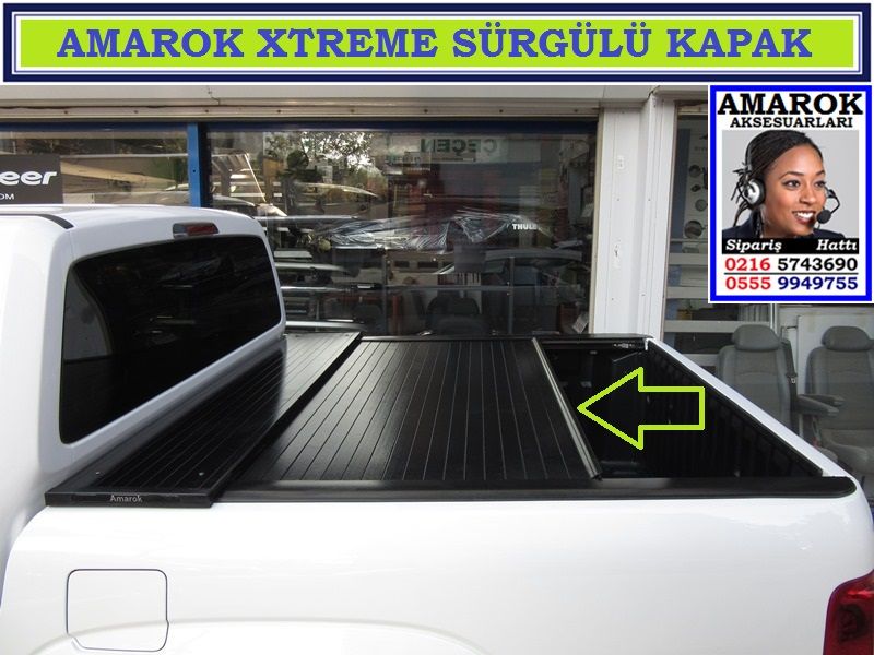 AMAROK XTREME SÜRGÜLÜ KAPAK AMAROK AKSESUARLARI