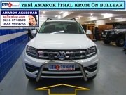 YENİ AMAROK V6 İTHAL ÖN KORUMA BARI KROM BULL BAR YENİ AMAROK V6 AKSESUARLARI