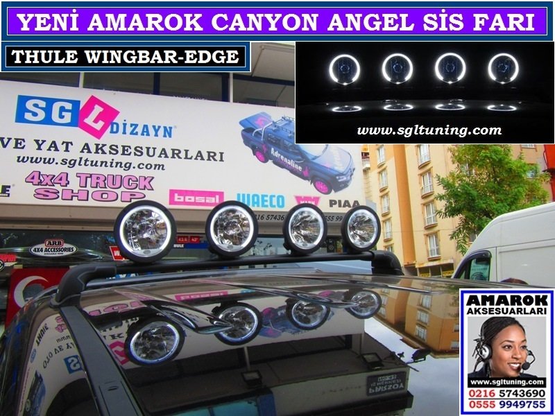 YENİ AMAROK CANYON ANGEL SİS FARI SETİ EDGE BAR AMAROK AKSESUARLARI