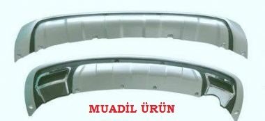 10320 MUADİL ÜRÜN - KİA YENİ SPORTAGE ÖN ARKA TAMPON ÇİFT EKSOZ ÇIKIŞLI KORUMA BARI KİA YENİ SPORTAGE AKSESUARLARI