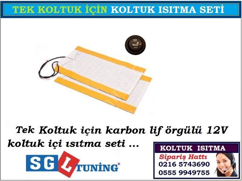 TEK KOLTUK İÇİN KOLTUK İÇİ ISITMA SETİ