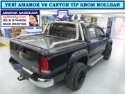 V6-S-1-8 YENİ AMAROK V6 CANYON TİP KROM ROLLBAR AMAROK AKSESUARLARI SGL