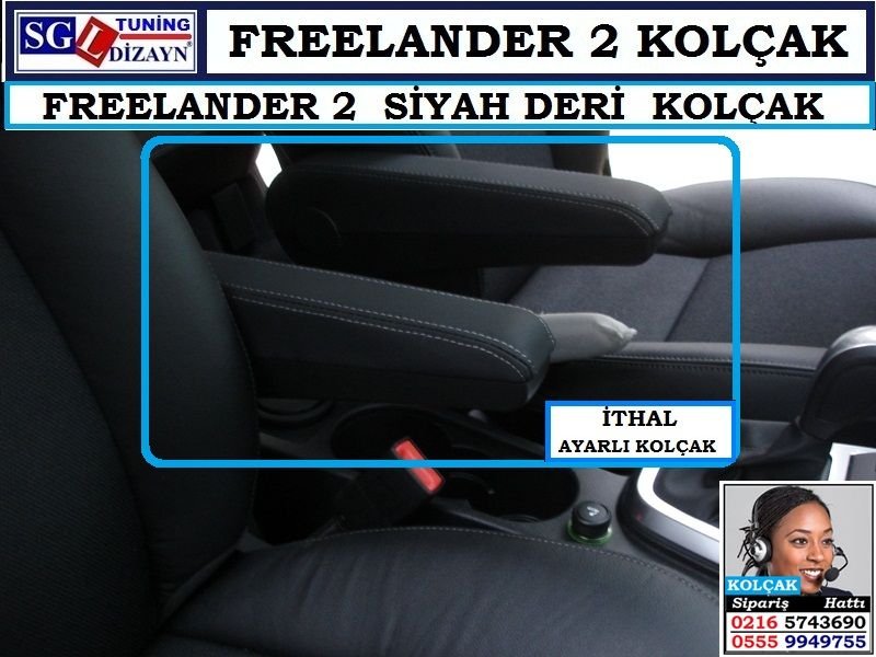 SGL-24107 FREELANDER 2 KOLÇAK SİYAH DERİ İTHAL AYARLI FREELANDER 2 AKSESUARLARI