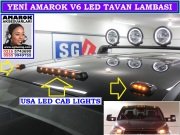 V6-S-1-14 YENİ AMAROK LED TAVAN LAMBASI YENİ AMAROK AKSESUARLARI SGL TUNİNG