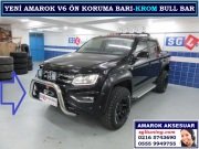 V6-S-1-17 YENİ AMAROK V6 KROM ÖN BULLBAR AMAROK V6 AKSESUARLARI SGL TUNİNG