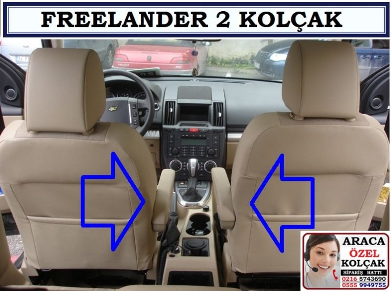 SGL-24106.1 FREELANDER 2 KOLÇAK BEJ DERİ İTHAL AYARLI FREELANDER 2 AKSESUARLARI