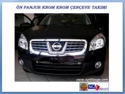 10116 QASHQAİ KROM ÖN PANJUR ÇERÇEVESİ