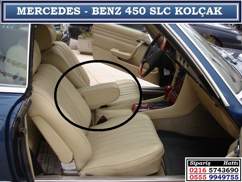 SGL-27100.1 MERCEDES 450 SLC DERİ KOLÇAK 450 SLC AKSESUARLARI