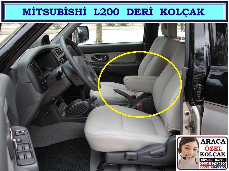 SGL-29101 MİTSUBİSHİ L200 DERİ KOLÇAK MİTSUBİSHİ L200 AKSESUARLARI