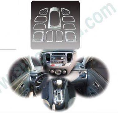 10503 KİA RİO HB KROM İÇ NİKELAJ SETİ KİA RİO HB AKSESUARLARI