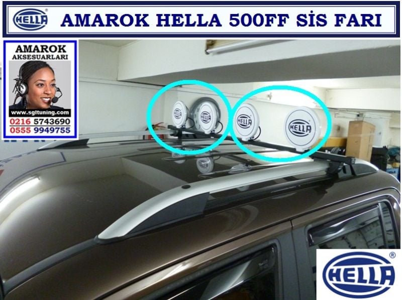 AMAROK HELLA 500FF SİS FARI (4 ADET)