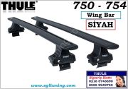 Thule Wingbar Evo Normal Tavanlı Araç Üzeri Taşıyıcı Sistem - Siyah 7105-754-750
