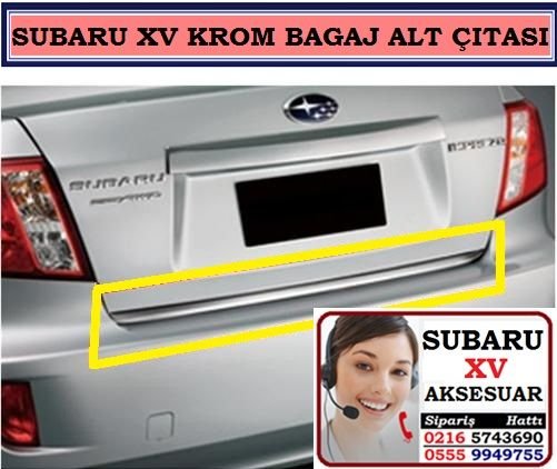 SUBARU XV KROM BAGAJ ALT ÇITASI SUBARU XV AKSESUARLARI