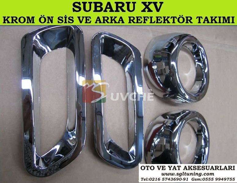 SUBARU XV KROM SİS VE KROM REFLEKTÖR TAKIMI
