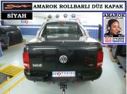 SİYAH AMAROK SPORT ROLLBARLI DÜZ KAPAK