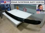 NİSSAN PATHFİNDER SİYAH KAPUT ÜZERİ KORUMA PATHFİNDER AKSESUARLARI