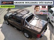 KAHVERENGİ AMAROK SPORT ROLLBARLI DÜZ KAPAK