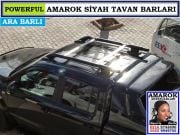 AMAROK TAVAN BARLARI SİYAH ARA BARLI POWERFUL AMAROK AKSESUARLARI