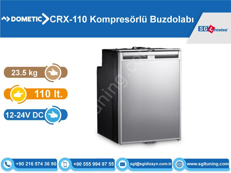 Dometic & Waeco CRX-110E Kompresörlü Buzdolabı