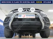 X-CLASS ÖN KORUMA BARI KROM BULL BAR MERCEDES X-CLASS AKSESUARLARI