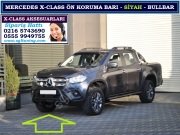 X-CLASS ÖN KORUMA BARI SİYAH BULL BAR MERCEDES X-CLASS AKSESUARLARI